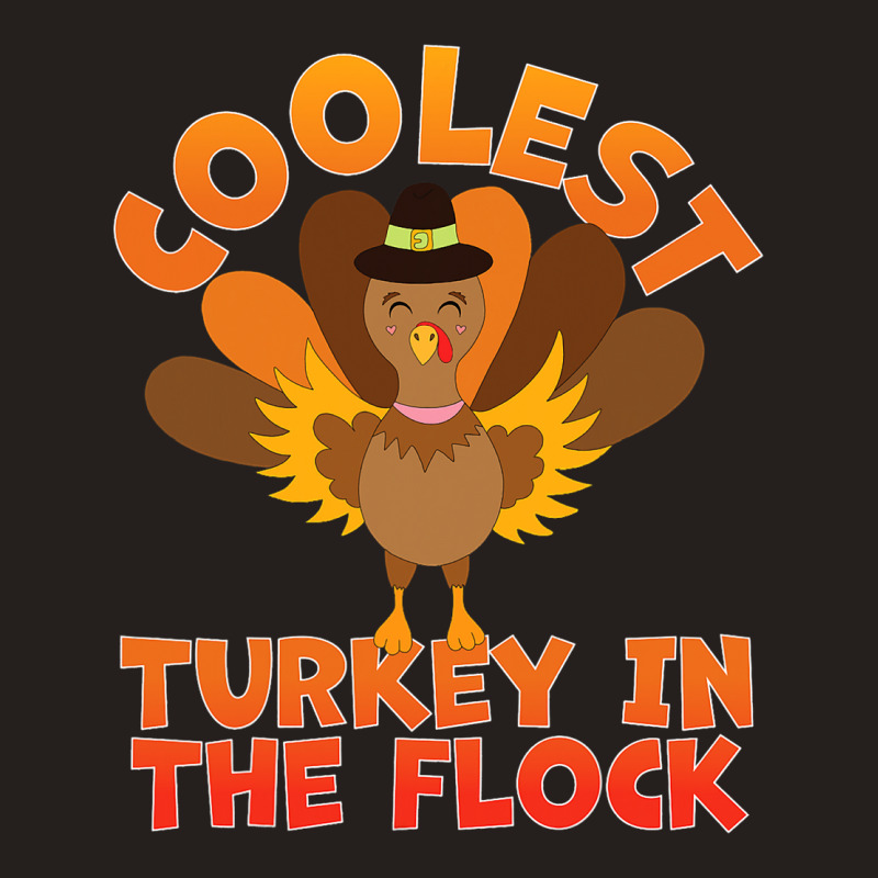 Coolest Turkey In The Flock Toddler Boys Thanksgiv Tank Top | Artistshot