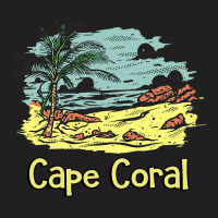 Cape Coral Beach Sun Surf Sand Travel T-shirt | Artistshot