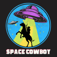 Cowboy Alien Spaceship Vintage Distressed Western T-shirt | Artistshot