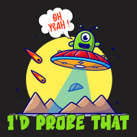 Cute Alien Head With Ufo Spaceship Id Probe That T-shirt | Artistshot