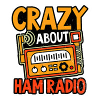 Crazy Ham Radio Design Amateur Radio Raglan Crop Top | Artistshot