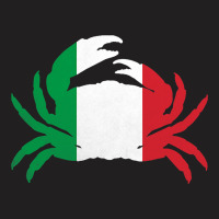 Crab Vintage Italy 2italian Flag Seafood Lover Ita T-shirt | Artistshot