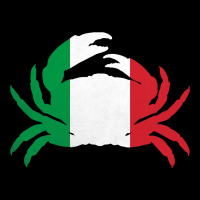 Crab Vintage Italy 2italian Flag Seafood Lover Ita V-neck Tee | Artistshot