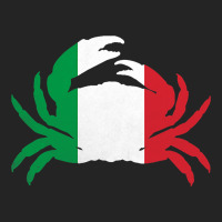 Crab Vintage Italy 2italian Flag Seafood Lover Ita 3/4 Sleeve Shirt | Artistshot