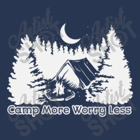 Camp More Worry Less Men Denim Jacket | Artistshot