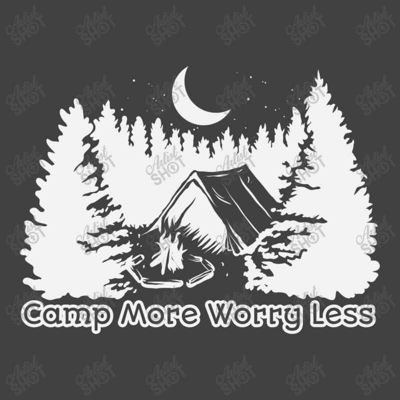 Camp More Worry Less Vintage T-shirt | Artistshot