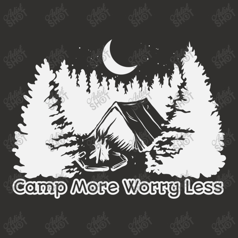 Camp More Worry Less Champion Hoodie | Artistshot