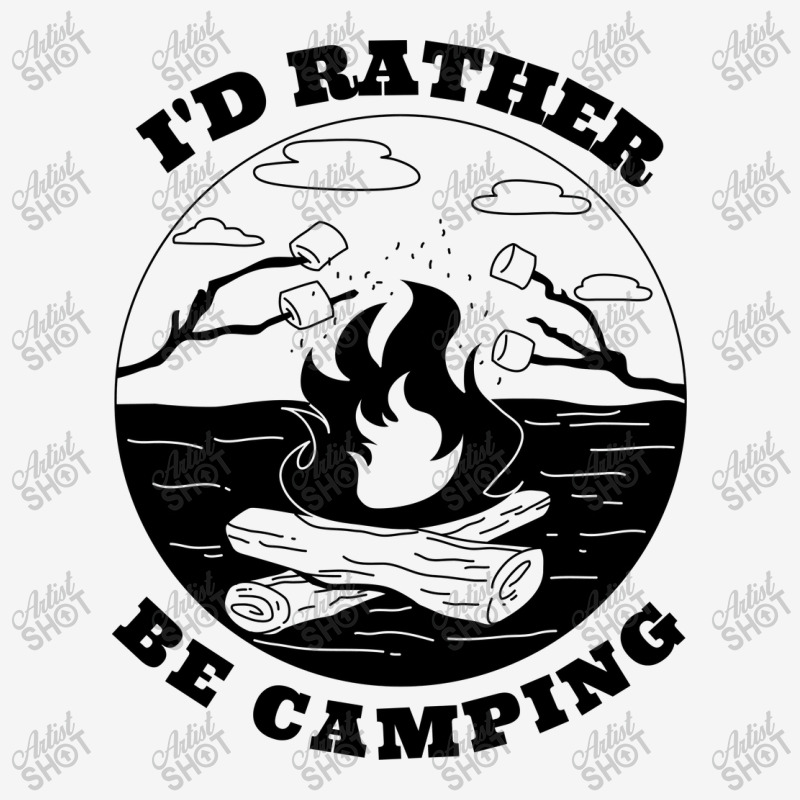 I'd Rather Be Camping Adjustable Cap | Artistshot