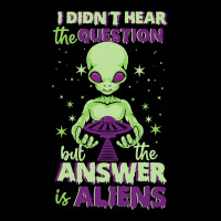 The Answer Is Alien Green Ufo Flying Saucer V-neck Tee | Artistshot