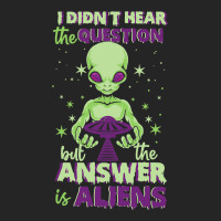 The Answer Is Alien Green Ufo Flying Saucer Unisex Hoodie | Artistshot