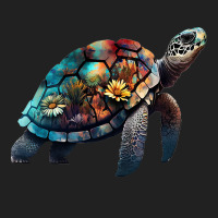 Turtle Art Animal Motif Colourful Turtle 21 Basic T-shirt | Artistshot