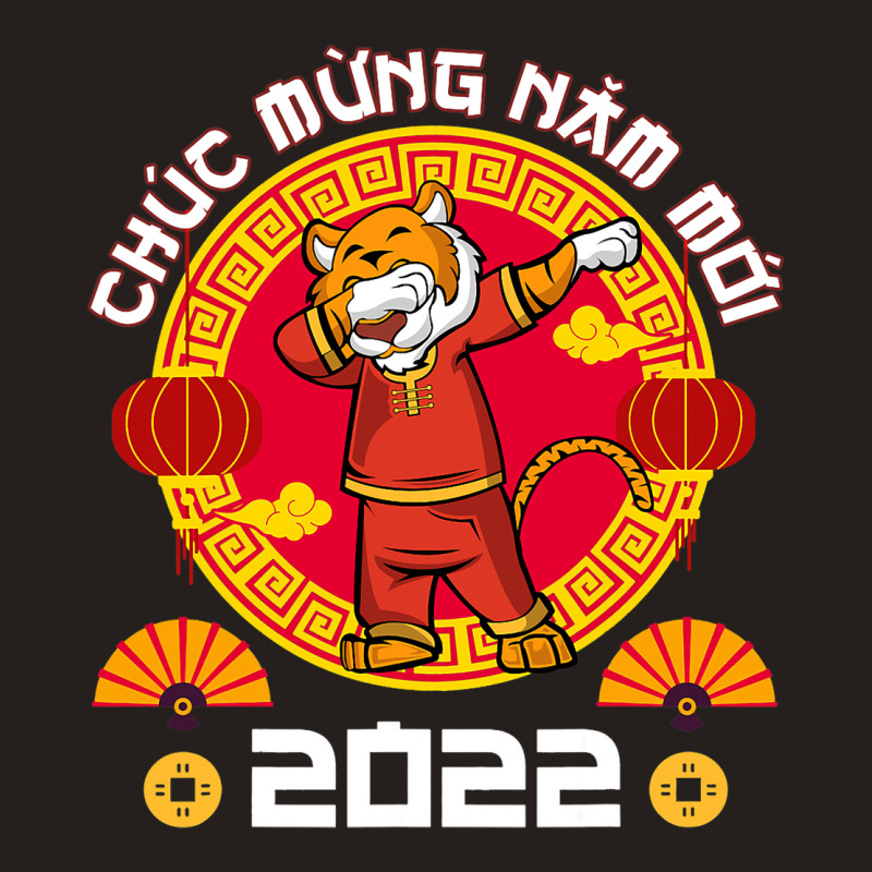 Tiger Dabbing 2vietnamese New Year 2chuc Mung Nam  Tank Top | Artistshot