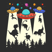 Ufo Dinosaur Lover Vintage Rerto Alien Abduction F Exclusive T-shirt | Artistshot