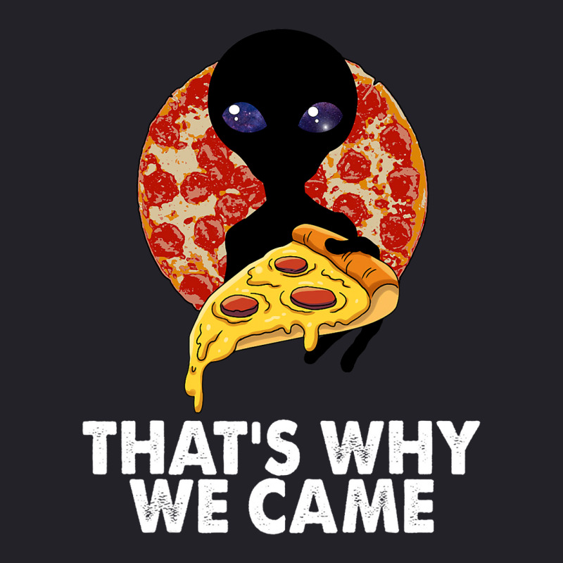 This Is Why We Came Tshirts Alien Pizza Tees Women Unisex Sherpa-lined Denim Jacket | Artistshot