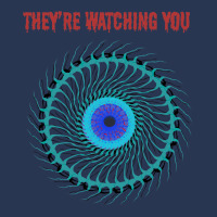 They’re Watching You. Paranoia Alien Creepy Ladies Denim Jacket | Artistshot