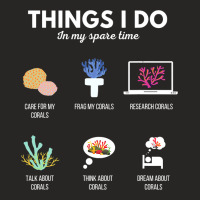 Things I Do In My Spare Time Aquarium Coral Frag 2 Ladies Fitted T-shirt | Artistshot