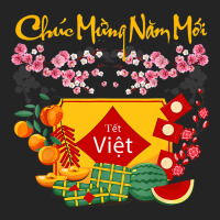 Vietnamese Lunar New Year Tet Viet Tiger Chuc Mung 3/4 Sleeve Shirt | Artistshot