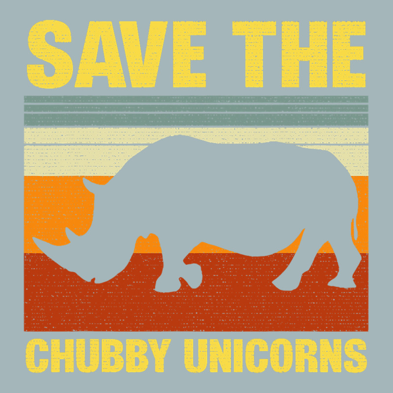 Vintage Sunset Save The Chubby Unicorns Fat Rhino Unisex Sherpa-lined Denim Jacket | Artistshot