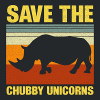 Vintage Sunset Save The Chubby Unicorns Fat Rhino Crewneck Sweatshirt | Artistshot