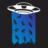 Ufo Abduction Alien Cat Extraterrestrial Kitty Own T-shirt | Artistshot