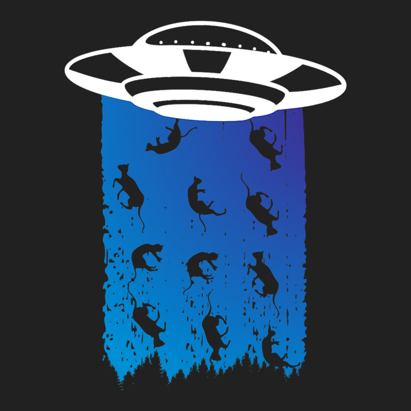 Ufo Abduction Alien Cat Extraterrestrial Kitty Own Basic T-shirt | Artistshot