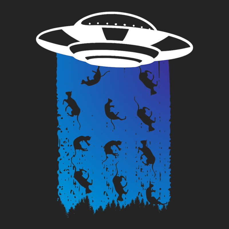 Ufo Abduction Alien Cat Extraterrestrial Kitty Own 3/4 Sleeve Shirt | Artistshot