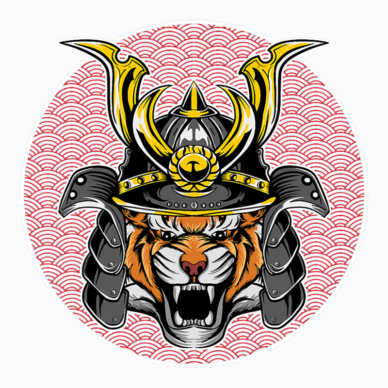 Tiger Samurai Helmet Funny Japanese Warrior Design Coffee Mug | Artistshot