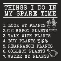 Things I Do In My Spare Time Plant Ladies Fitted T-shirt | Artistshot