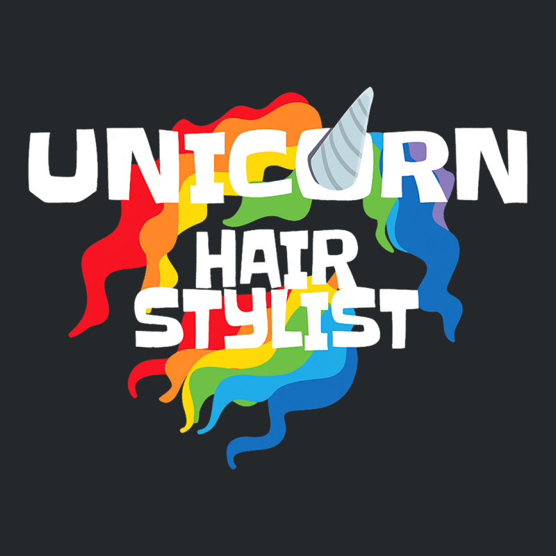 Unicorn Hair Stylist Hairdresser Unicorn Lover Gif Crewneck Sweatshirt | Artistshot