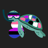 Turtle Genderfluid Flag Subtle Lgbt Gender Fluid G Basic T-shirt | Artistshot