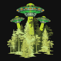 Ufo Abduction Unidentified Flying Object Forest Na Graphic T-shirt | Artistshot