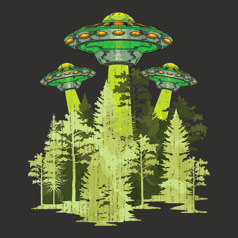 Ufo Abduction Unidentified Flying Object Forest Na Champion Hoodie | Artistshot