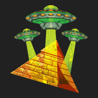 Unidentified Flying Object Egyptian Pyramids Abduc Basic T-shirt | Artistshot