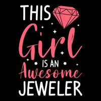 This Girl Is An Awesome Jeweler Jewelry Making V-neck Tee | Artistshot