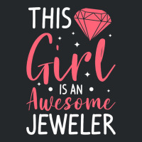 This Girl Is An Awesome Jeweler Jewelry Making Crewneck Sweatshirt | Artistshot