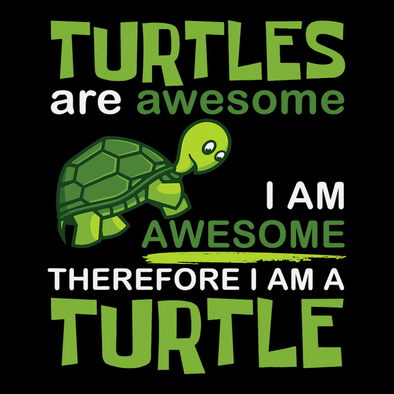 Turtles Are Awesome I Am A Turtle Funny Graphic Men's Long Sleeve Pajama Set | Artistshot