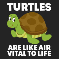 Turtles Are Like Air Vital To Life Sea Animal Funn 3/4 Sleeve Shirt | Artistshot