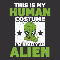 This Is My Human Costume Im Really An Alien Hallow Vintage Short | Artistshot