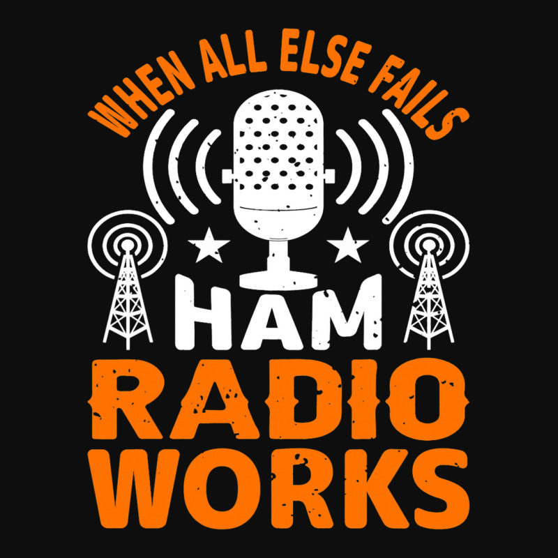 Vintage When All Else Fails Ham Radio Works Amateu Crop Top by SiddharthaGish | Artistshot