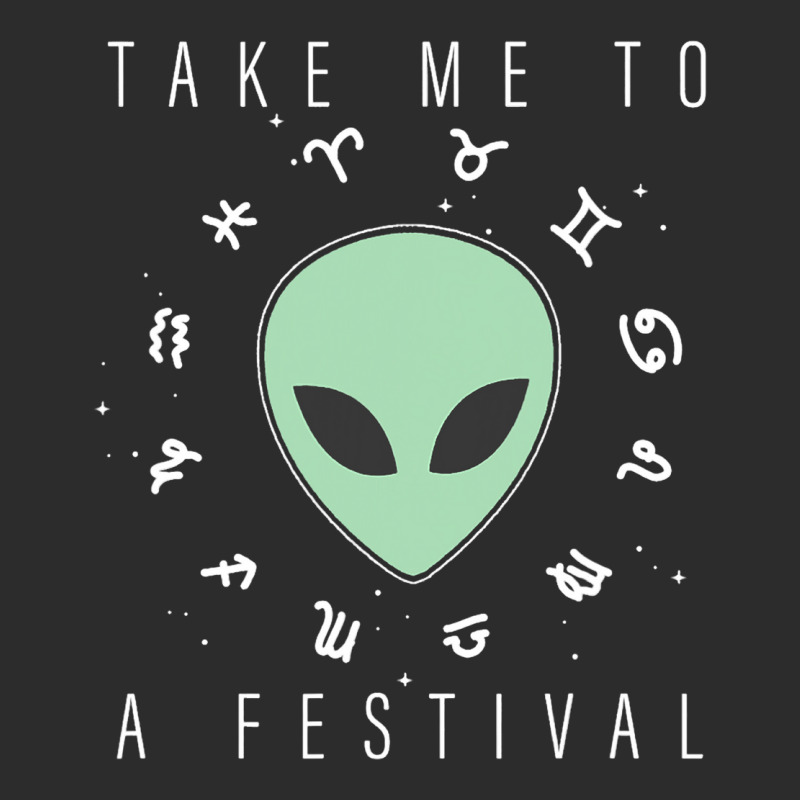 Take Me To A Festival Alien Zodiac Circle V2 Exclusive T-shirt | Artistshot