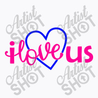 I Love Us I Love Usa Flag T-shirt | Artistshot