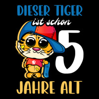 Tiger Is 5 Years Old 5th Birthday Son Brother 2017 V-neck Tee | Artistshot