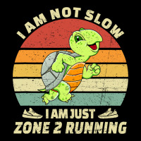 Turtle Runner Team Vintage Im Not Slow Just Zone 2 Adjustable Cap | Artistshot