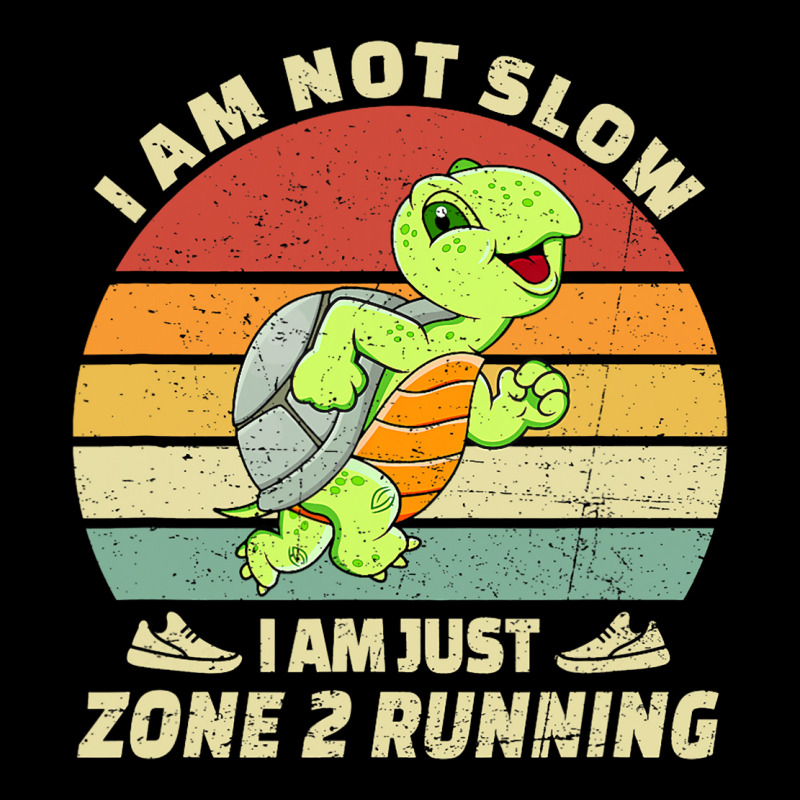 Turtle Runner Team Vintage Im Not Slow Just Zone 2 Adjustable Cap by RILEYALLEN | Artistshot