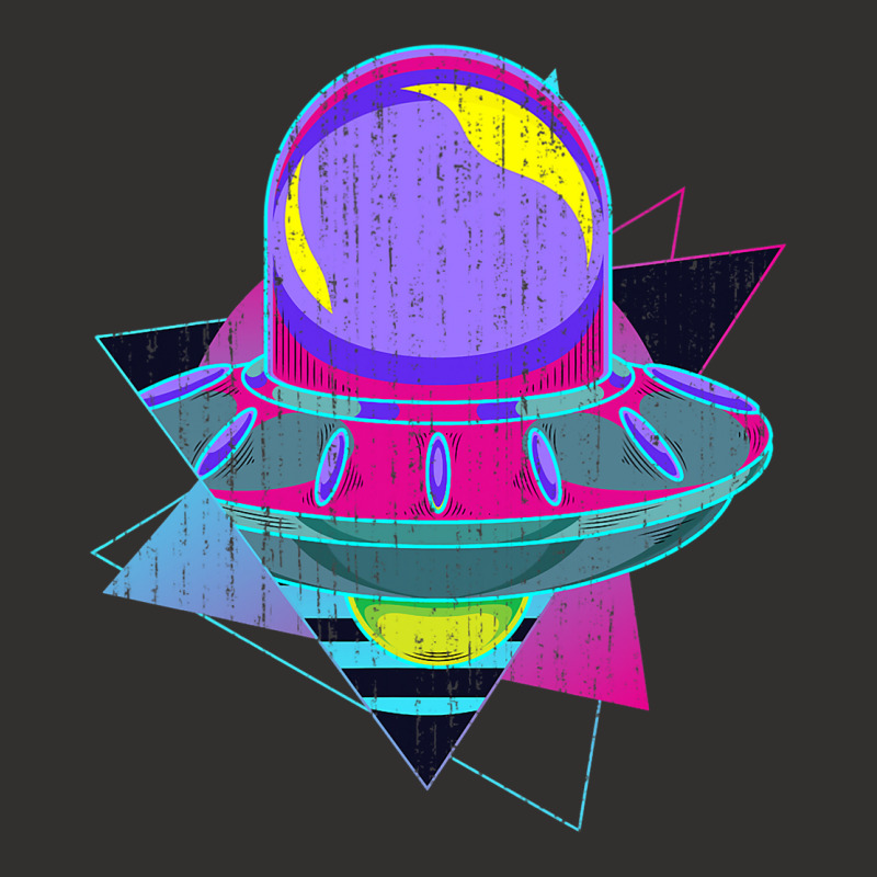 Ufo Unidentified Flying Object Retro 80s Vaporwave Champion Hoodie | Artistshot