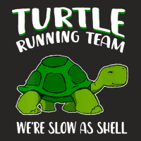 Turtle Running Team Were Slow As Shell Funny Sea A Ladies Fitted T-shirt | Artistshot