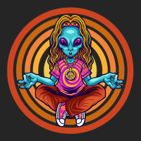 Trippy Meditating Hippie Alien Extraterrestrial Pe Unisex Hoodie | Artistshot