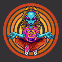 Trippy Meditating Hippie Alien Extraterrestrial Pe Vintage Short | Artistshot