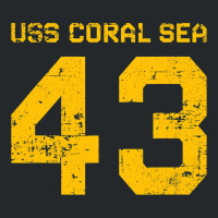 Uss Coral Sea Cv43 Cva43 Aircraft Carrier Distress Crewneck Sweatshirt | Artistshot