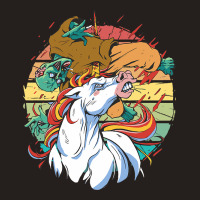 Vintage Cool Fantasy Fierce Unicorn And Scary Zomb Tank Top | Artistshot